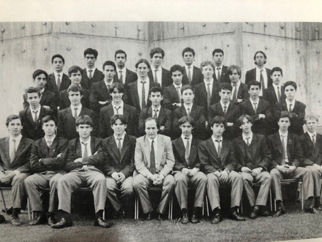 José Francisco junto a su curso en 1993.