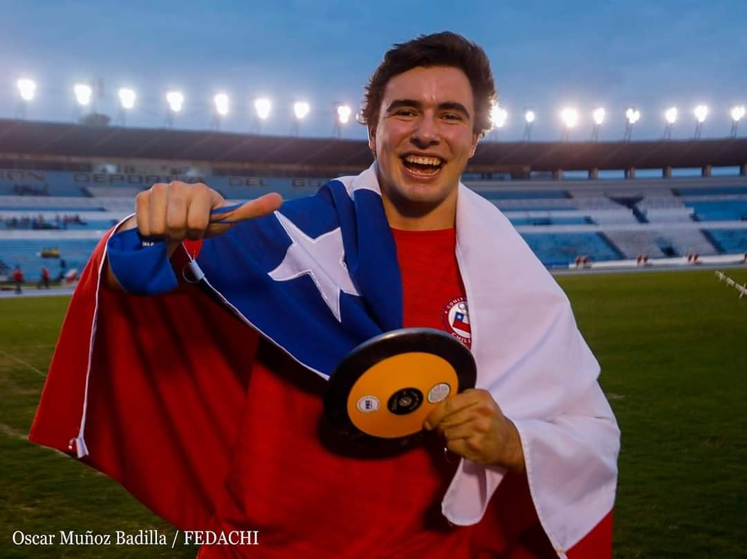 Nervi en el Sudamericano de Atletismo 2021.